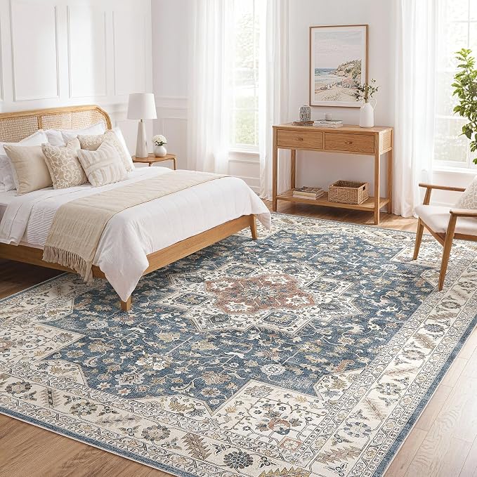 Vintage Living Room Area Rug 10x12 - Image 8