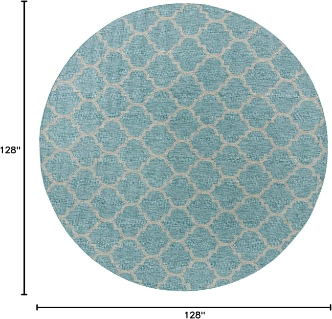 Unique Loom Outdoor Trellis Collection Area Rug - Image 2
