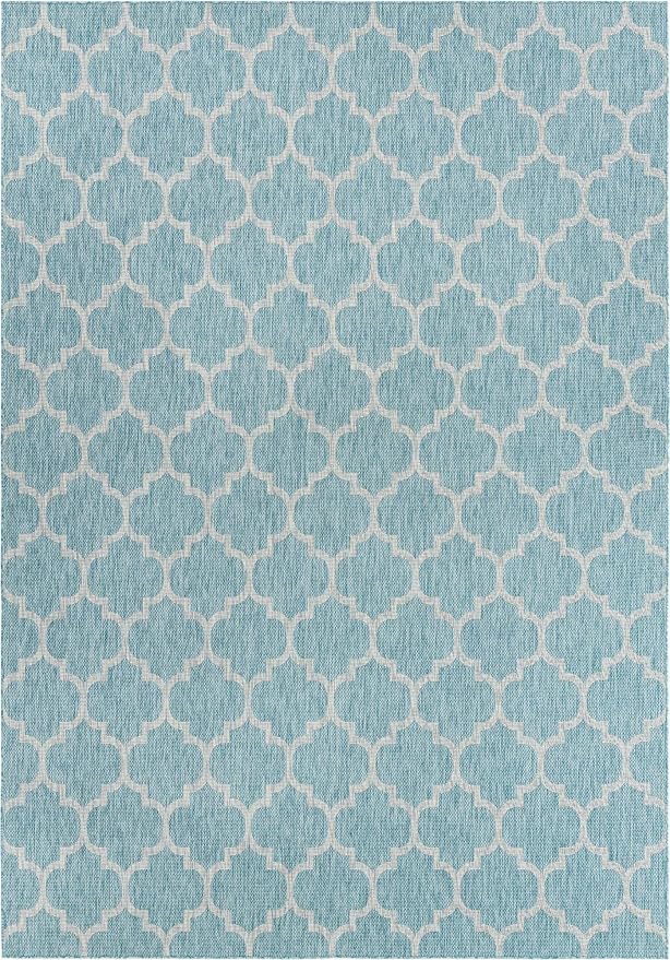 Unique Loom Outdoor Trellis Collection Area Rug - Image 3