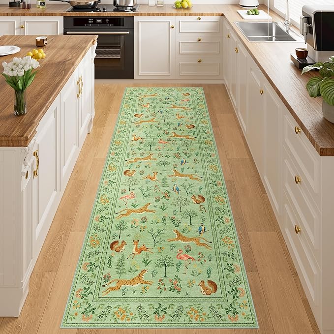 DUKINO 2x6 Rug for Hallway, Washable Kitchen Runner Rug - Image 3
