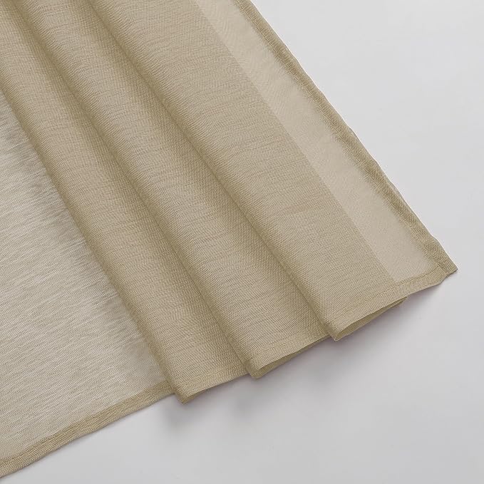DONREN Taupe Window Scarf for Background - Image 6