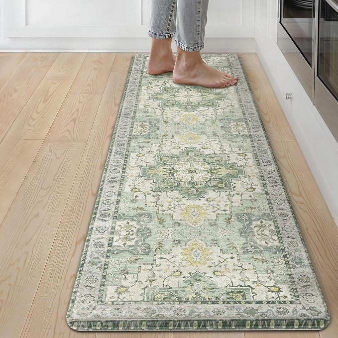 GENIMO Kitchen Mats for Floor, Washable Anti Fatigue Mat for Cushioned by GENIMO