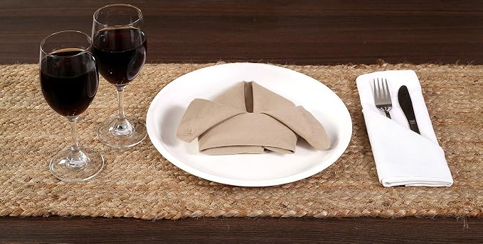 Ramanta Home Jute Braided Natural Burlap Runner 13x36 Inches, Reversible Boho - Image 6