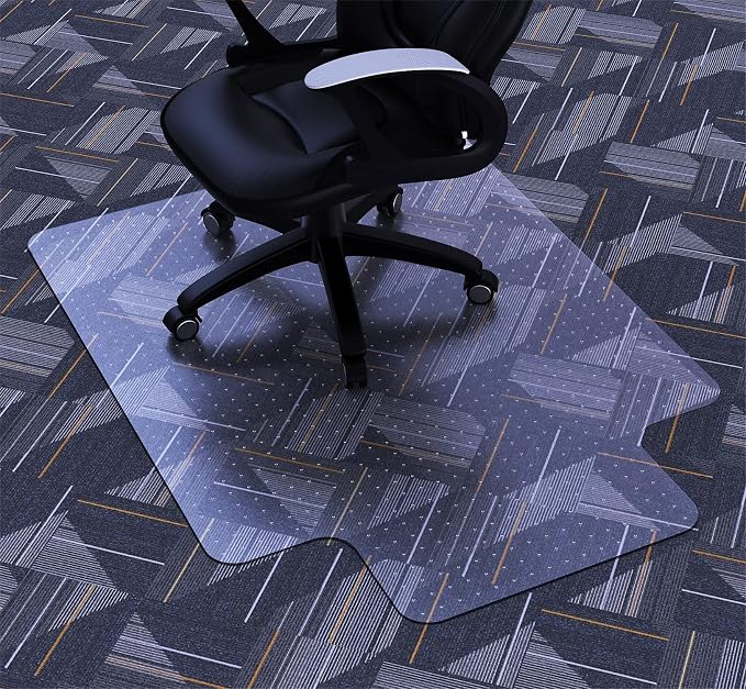 Amyracel Clear Chair Mat for Low Pile Carpet, Easy Glide Plastic Floor Mat for - Image 8