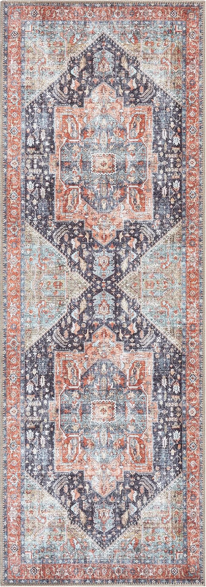 Bloom Rugs Washable Non-Slip 7 ft Runner - Image 3