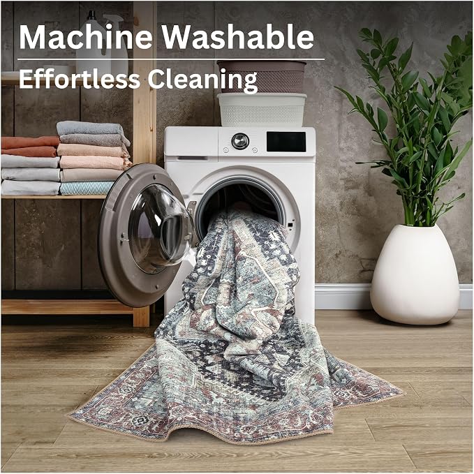 Bloom Rugs Washable Non-Slip 9' x 12' Rug - Image 9
