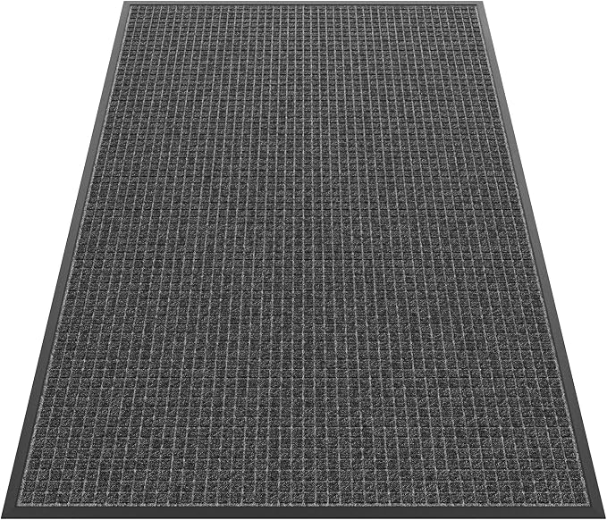 Sturdy Front Door Mat Outside Entrance, Stain and Fade Resistant, Natural by HOMEK