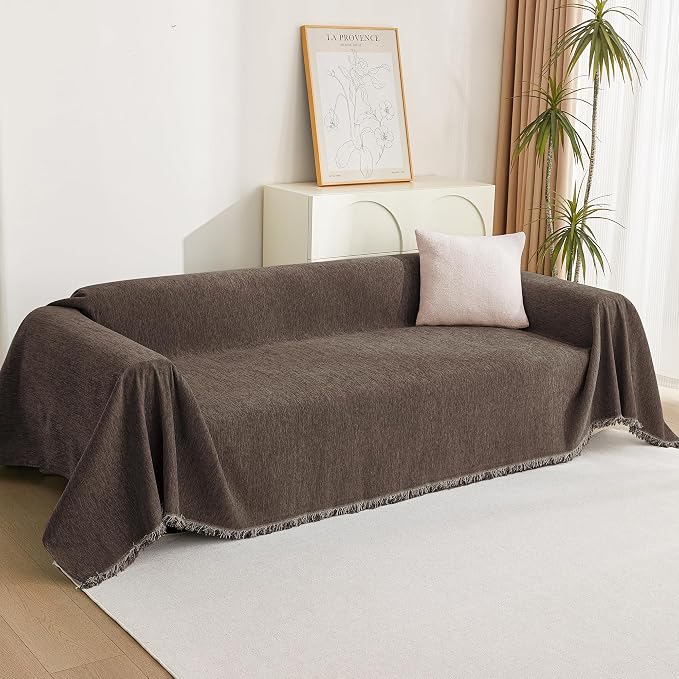 MYSKY HOME Couch Covers for 3 Cushion Couch Sofa, Sectional Couch Cover L Shape - Image 9