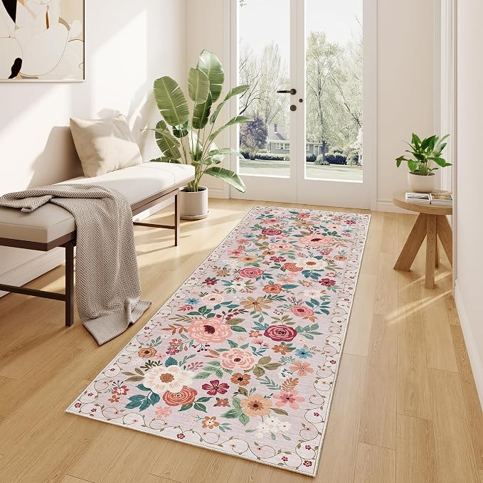 DUKINO 2x6 Runner Rug for Hallway, Washable Kitchen Runner Rug - Image 3