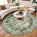jinchan Round Rug 7ft Area Rug by JINCHAN
