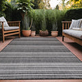Stripe Outdoor Rug 6x9 Washable Outside Carpet by Unknown