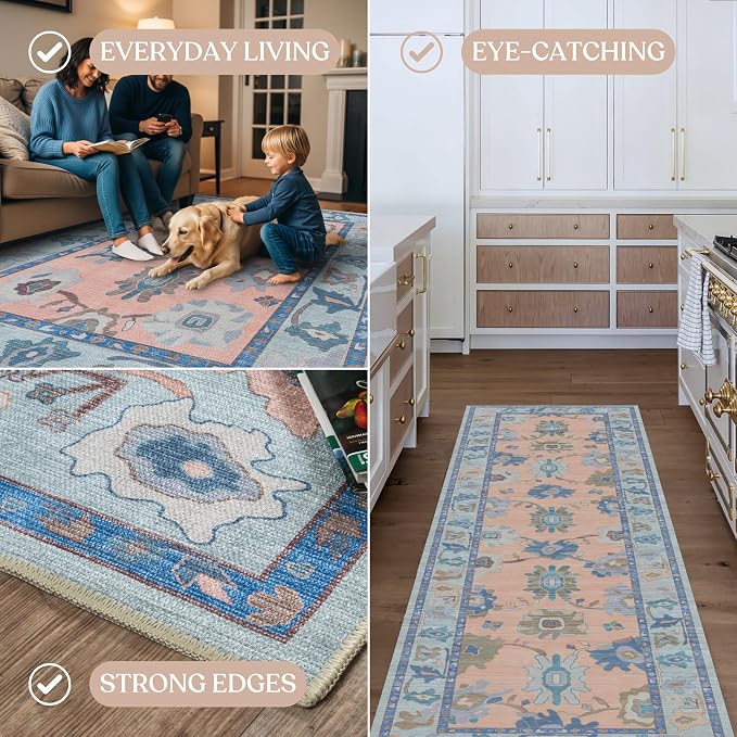 Fame Living Modern Oushak Rug, Extra Large Area Rugs - Image 4