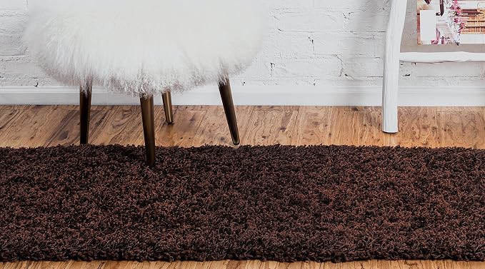 Unique Loom Solid Shag Collection Area Rug - Image 4