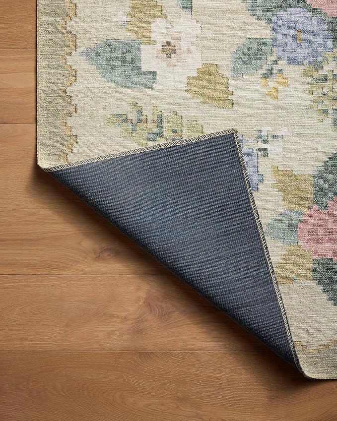 Loloi Rifle Paper Co. Rosa Collection RSA-02 Cream/Multi 5'-0" x 7'-6" Area Rug - Image 5