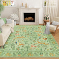 DUKINO 8x10 Rug, Washable Animal Living Room Rug by DUKINO