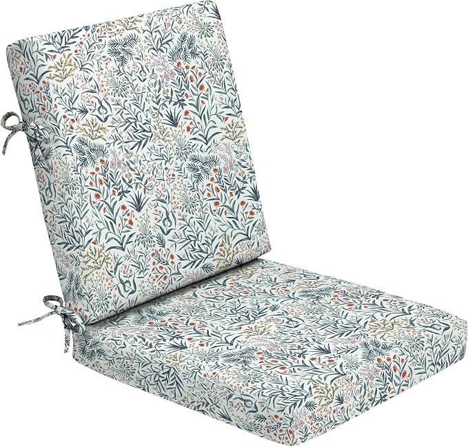 Arden Foam Outdoor Dining Chair Cushion, 20 x 20, Made by ARDEN