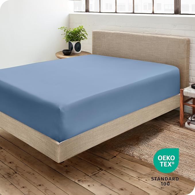 Bare Home Fitted Bottom Sheet King Size - Image 4
