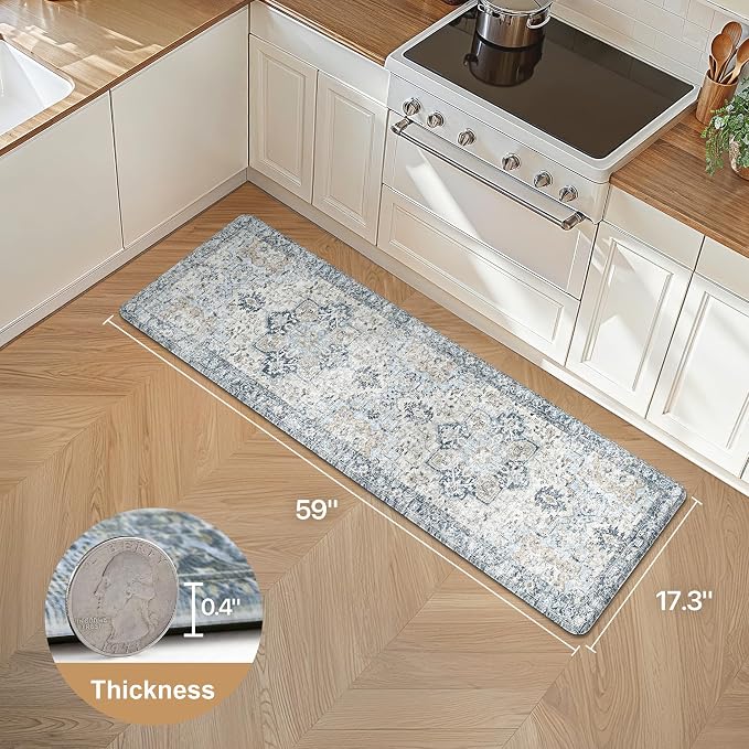 GENIMO Kitchen Mats for Floor, Washable Anti Fatigue Mat for Cushioned - Image 2