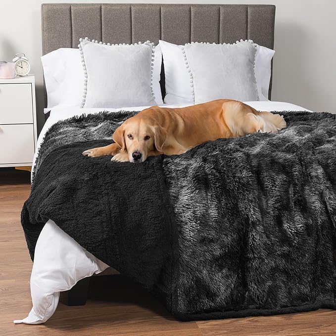 PetAmi Waterproof Dog Blanket for Large Dog, Queen Size Calming Pet Blanket by PetAmi