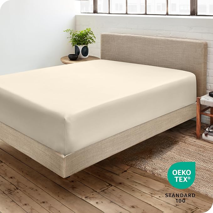 Bare Home Fitted Bottom Sheet Short Queen Size - Image 4