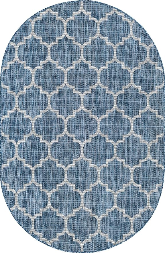 Unique Loom Trellis Collection Area Rug-Lattice Design, Moroccan Inspired - Image 9