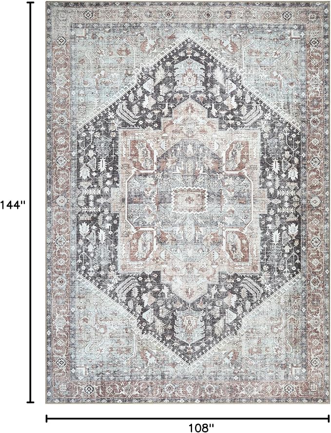 Bloom Rugs Washable Non-Slip 9' x 12' Rug - Image 2