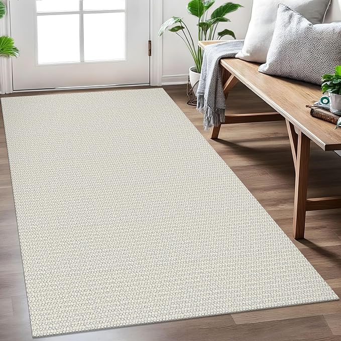 EARTHALL Woven Area Rug 3x5 Ft Washable Rugs by EARTHALL