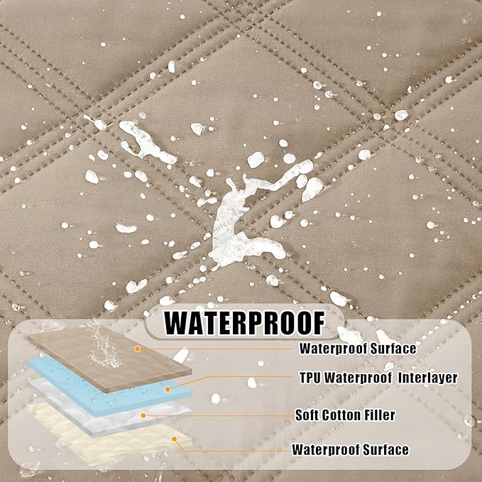 Smiry Waterproof Dog Bed Cover Blanket 40x50, Soft Reversible Pet Blanket - Image 2
