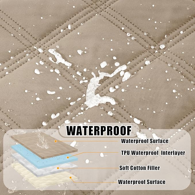Smiry Waterproof Dog Bed Cover Blanket 30x53, Soft Reversible Pet Blanket - Image 2
