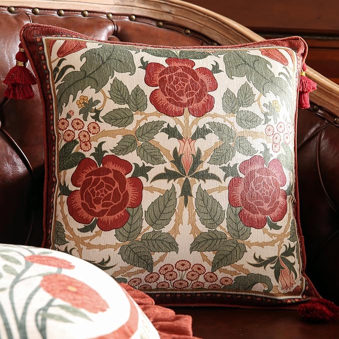 Throw Pillow Covers Pack of 2, Decoration Square Pillows Cushion Covers - Image 2