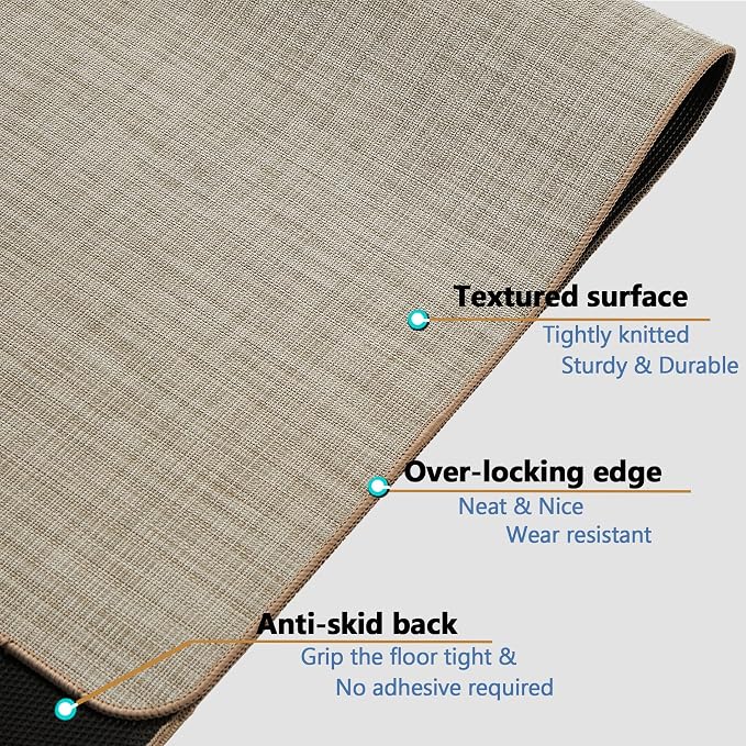 Chair Mat for Hardwood Floor, Anti Slip, Floor Protector for Home Office - Image 3
