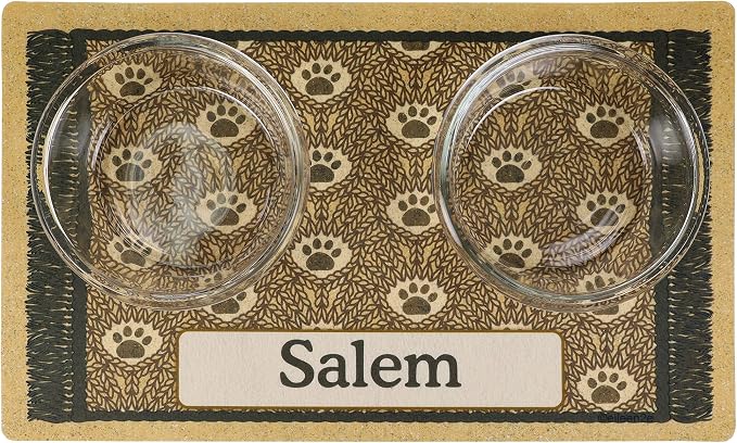 Drymate Personalized Pet Bowl Placemat, Custom Dog & Cat Food Feeding Mat - Image 2