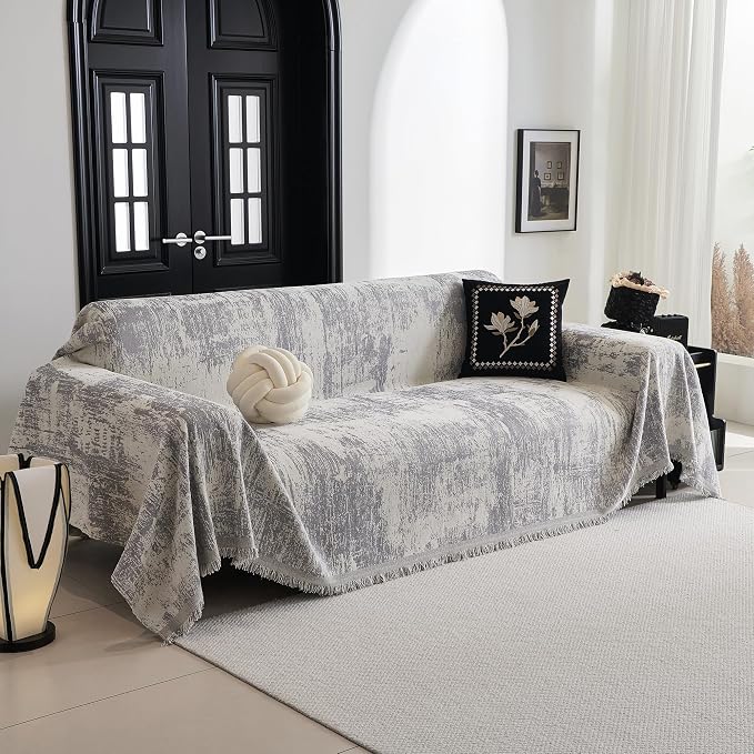 MYSKY HOME Sectional Couch Cover Sofa Covers - Image 2
