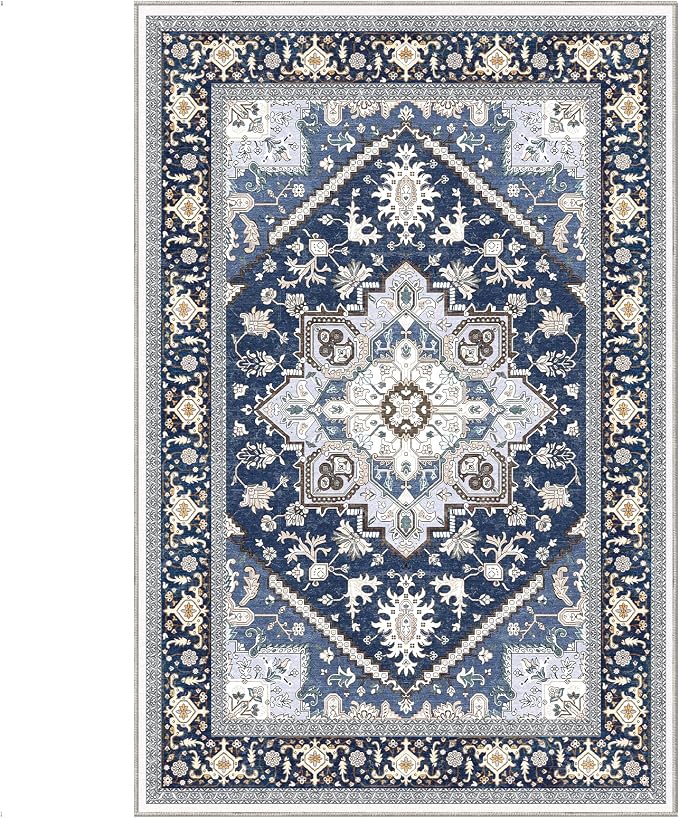 OPPODREAM Thin Area Rugs 4x6, Low-Pile Washable Rugs 4x6 - Image 9