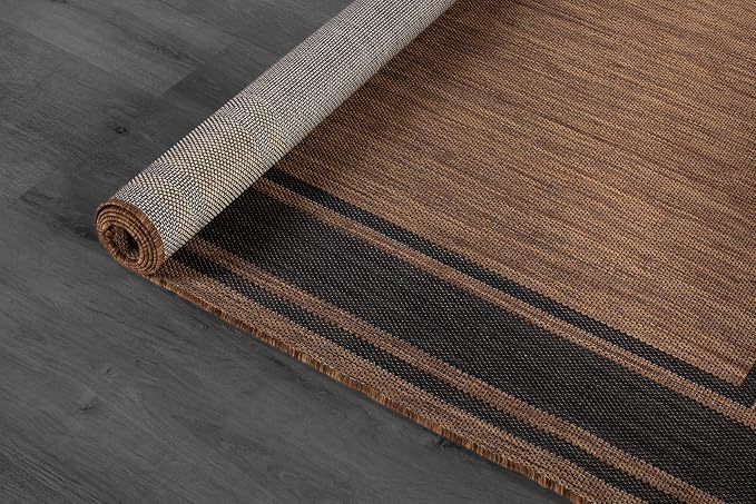 Beverly Rug Large Outdoor Rug 9x12 Modern Bordered Area Rugs - Image 7