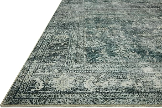 Loloi Magnolia Home by Joanna Gaines Banks Collection BAN-03 Blue/Lagoon 3'-6" - Image 6