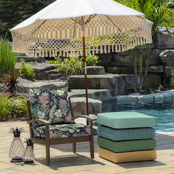 Arden Outdoor Deep Seat Cushion Set, 24 in x 24 in, Weather-Proof, Rain-Proof - Image 7