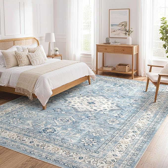 Vintage Living Room Area Rug 5x7 - Image 9
