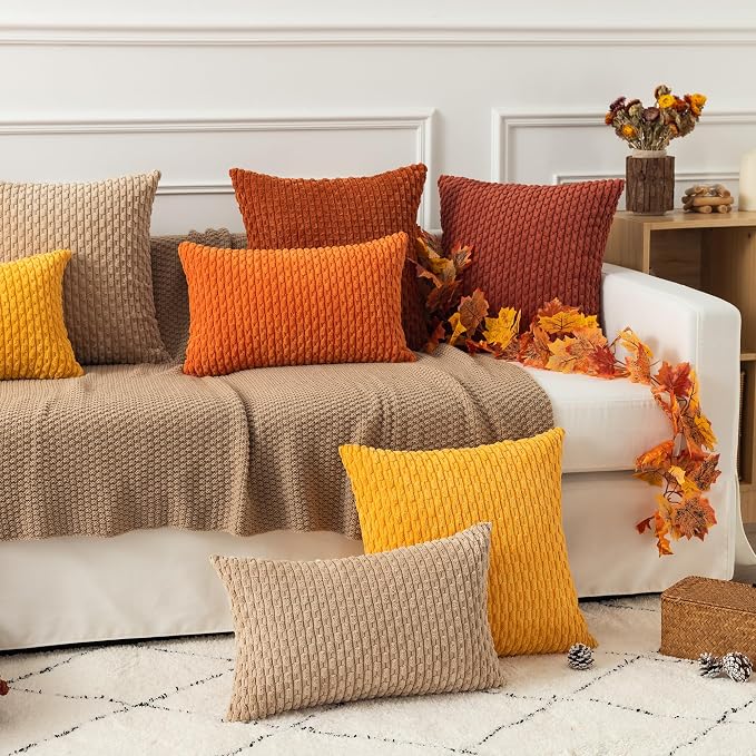 Kevin Textile 12x20 Inch Pillow Cover 1 Pack Boho Decorative Soft Striped - Image 7