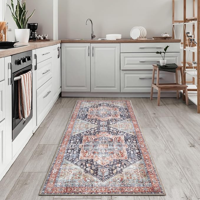 Bloom Rugs Washable Non-Slip 7 ft Runner - Image 5