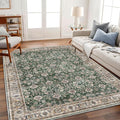 Area Rug 6'x9' Washable Vintage Traditional Floor Cover Thin Retro Kitchen by CHAMPLANT