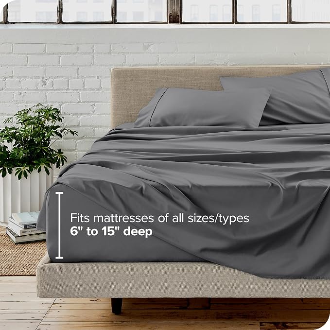 Bare Home California King Sheet Set - Image 5