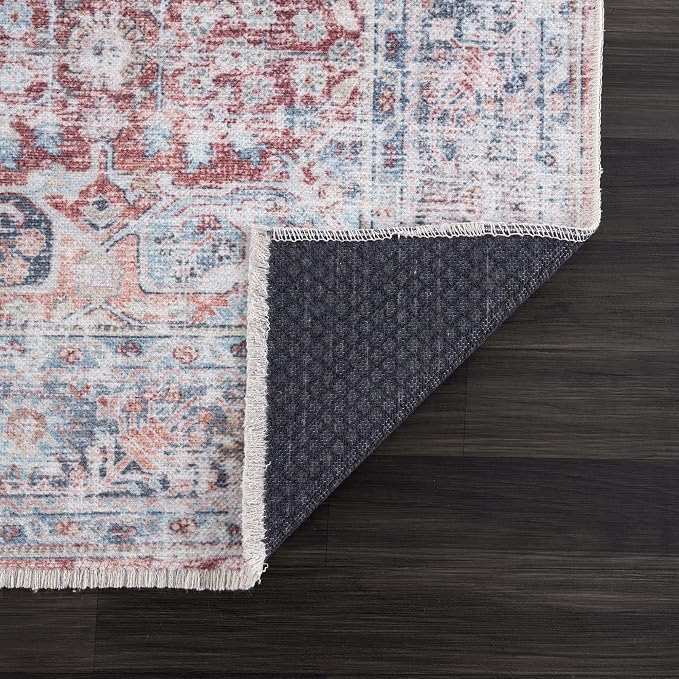 Bloom Rugs Caria Washable Non-Slip 7 ft Runner - Image 6