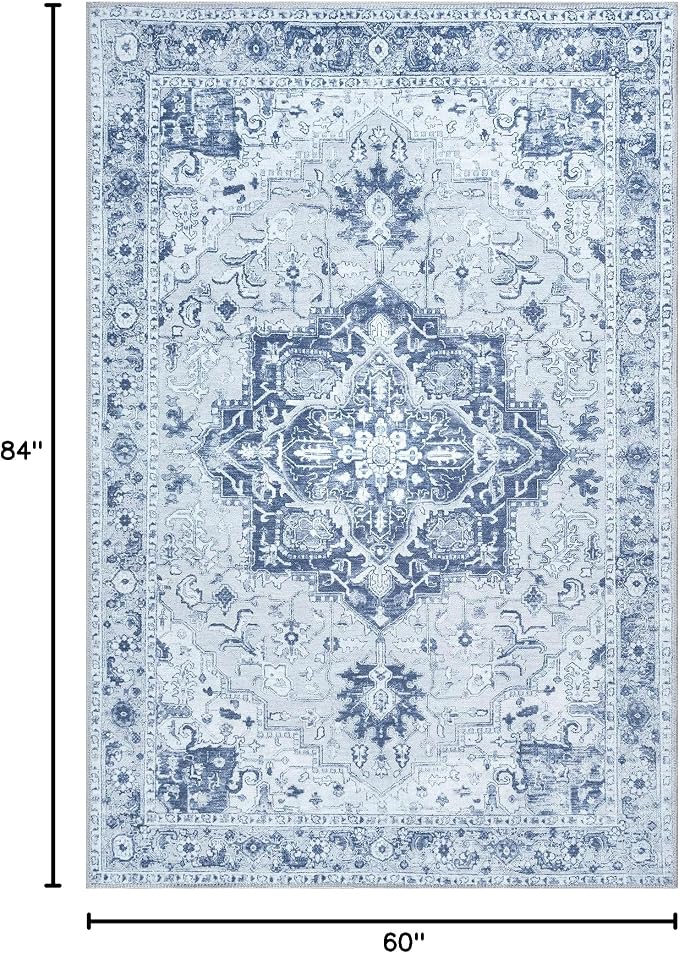 Bloom Rugs Washable Non-Slip 5' x 7' Rug - Image 2