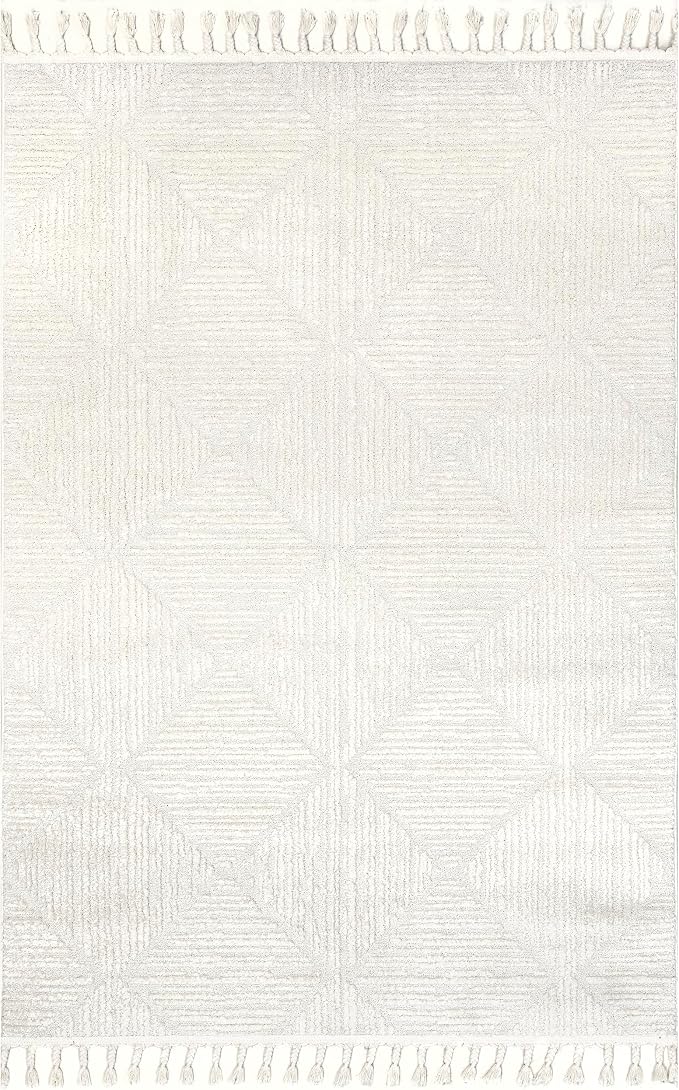 nuLOOM Kerry Cream, Soft and Cozy, High Traffic, Stain Resistant, Easy Clean - Image 8