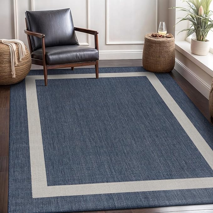 CAMILSON Outdoor Rug 5x7, Modern Outside Rugs - Image 10