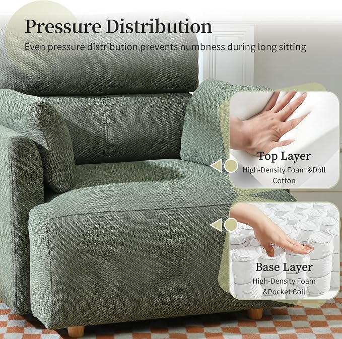 Modern Oversized Accent Chair - Image 7
