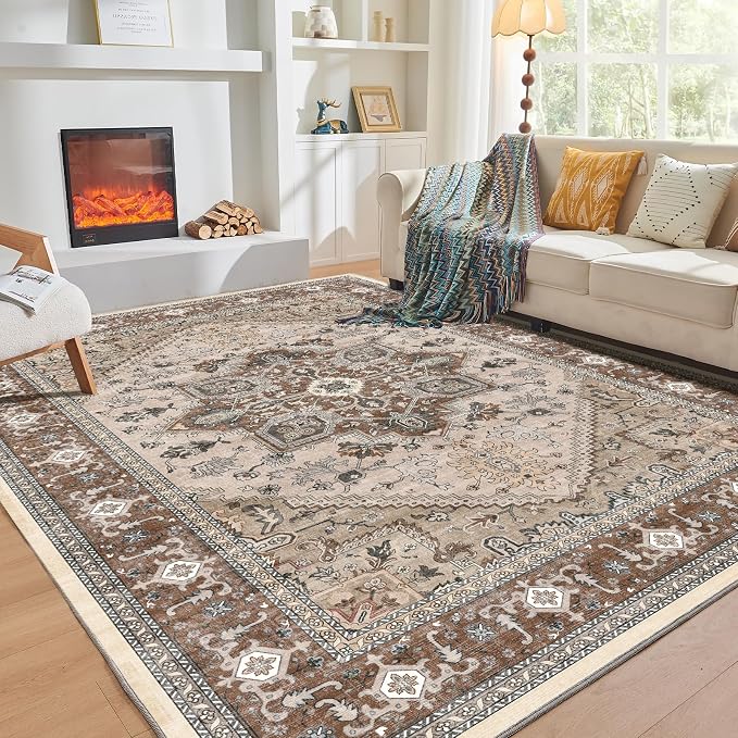 OPPODREAM Thin 10x14 Area Rugs, Washable Rugs 10x14 by OPPODREAM