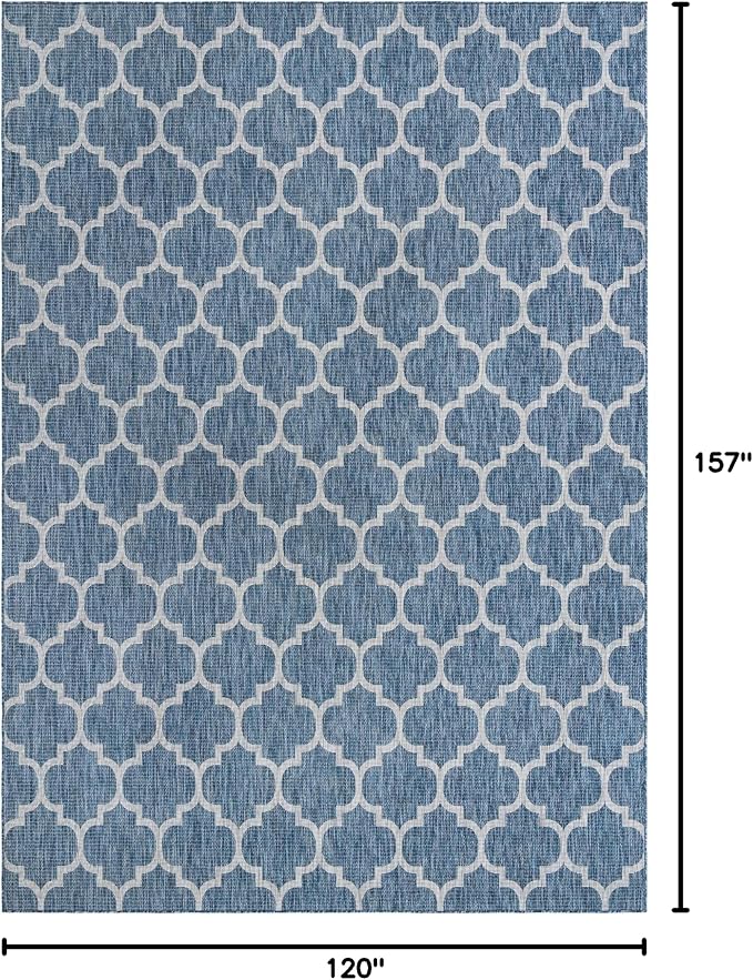 Unique Loom Outdoor Trellis Collection Area Rug - Image 2