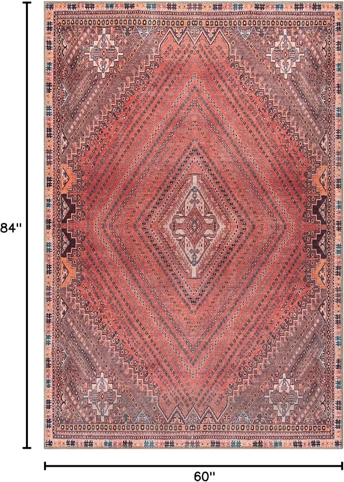Bloom Rugs Washable Non-Slip 5' x 7' Rug - Image 2